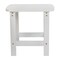 Flash Furniture Charlestown All-Weather Poly Resin Wood Adirondack Side Table in White JJ-T14001-WH-GG - alternate 5